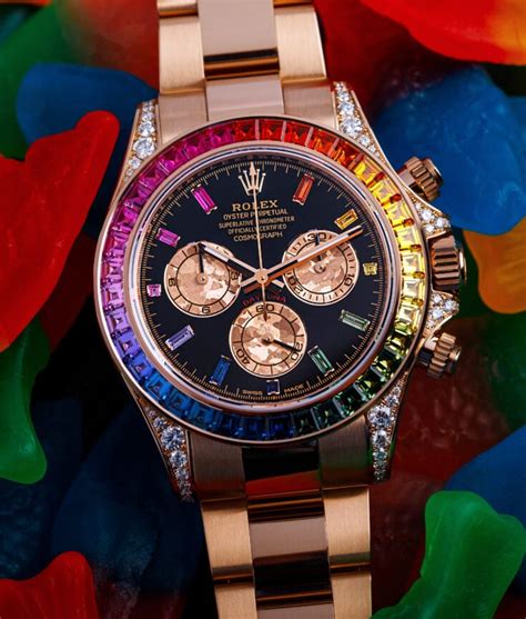 rolex rainbow datona|rolex daytona rainbow 2022.